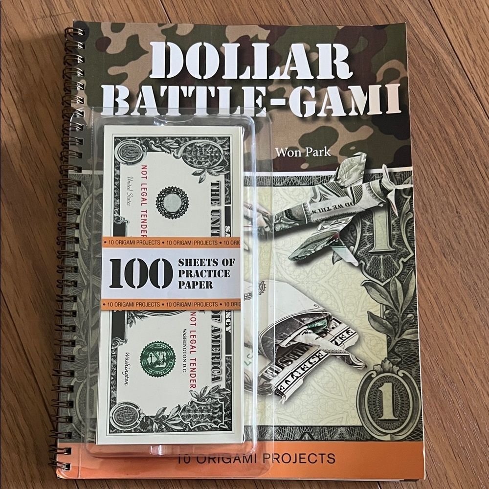 # 0993+ Dollar Battle-Gami Origami Book with Practice Paper
